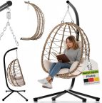 Notre test du Juskys Fauteuil Suspendu Aria avec Coussin