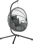 Notre test de l’Outsunny Fauteuil Œuf Suspendu Panier Pliable