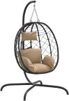 Test du vidaXL Fauteuil Suspendu Polyrotin Taupe : notre avis